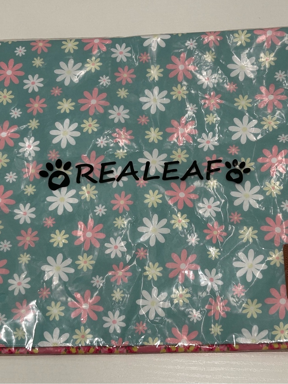Realeaf 2 Pack Reversible Dog Bandanas X-Large Floral & Mom Print NIP